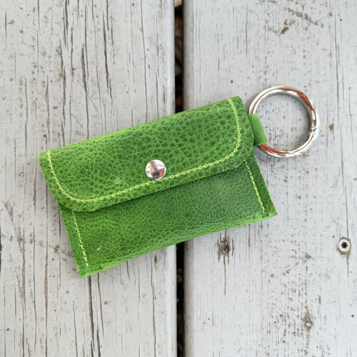 Keychain Wallet - Green with Silver