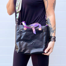 Go Everywhere Handled - MINI - Black + Iridescent - Crossbody Bag