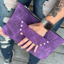 [raleigh leather] Clutch - Violet