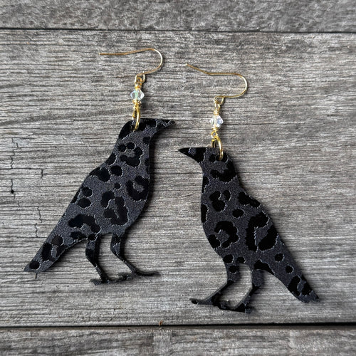 Edgar - Leopard Printed Raven