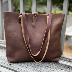 Tall Tote - Mocha