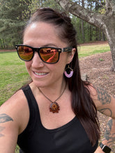 Mini Leather Remix Hoops - Black - Leather Earrings