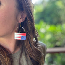 Everything is Fine - American Flag Earrings