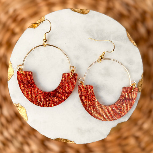 Remix Hoops - Autumn - Acrylic Earrings