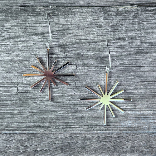 Starburst Drops - White Gold