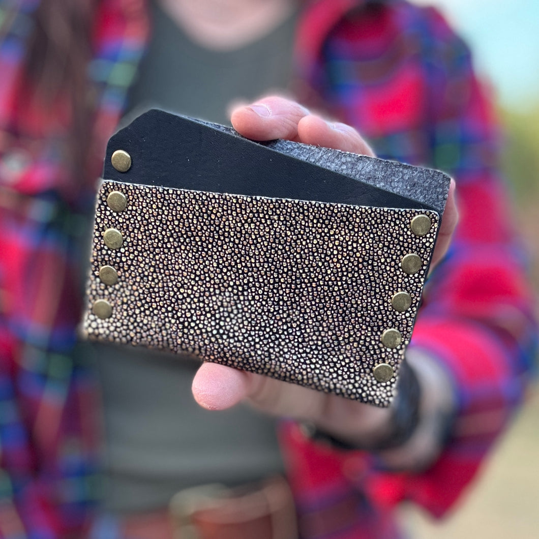 Card Wallet - Gold Stingray - 2