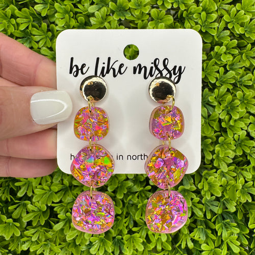 Boulder Stacks - Cocktail Party - Statement Earrings