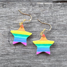 Little Stars -Rainbow Pride Earrings