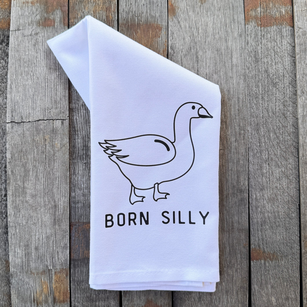 Tea Towel - Born Silly