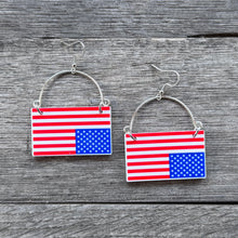 Everything is Fine - American Flag Earrings