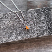 Personalized Mini Star Necklace - gold or silver tone