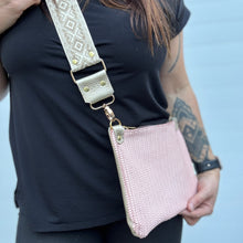 Go Small Crossbody Bag with Statement Strap - Blush