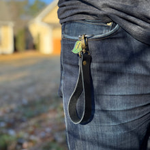 Leather Key Fob - Black