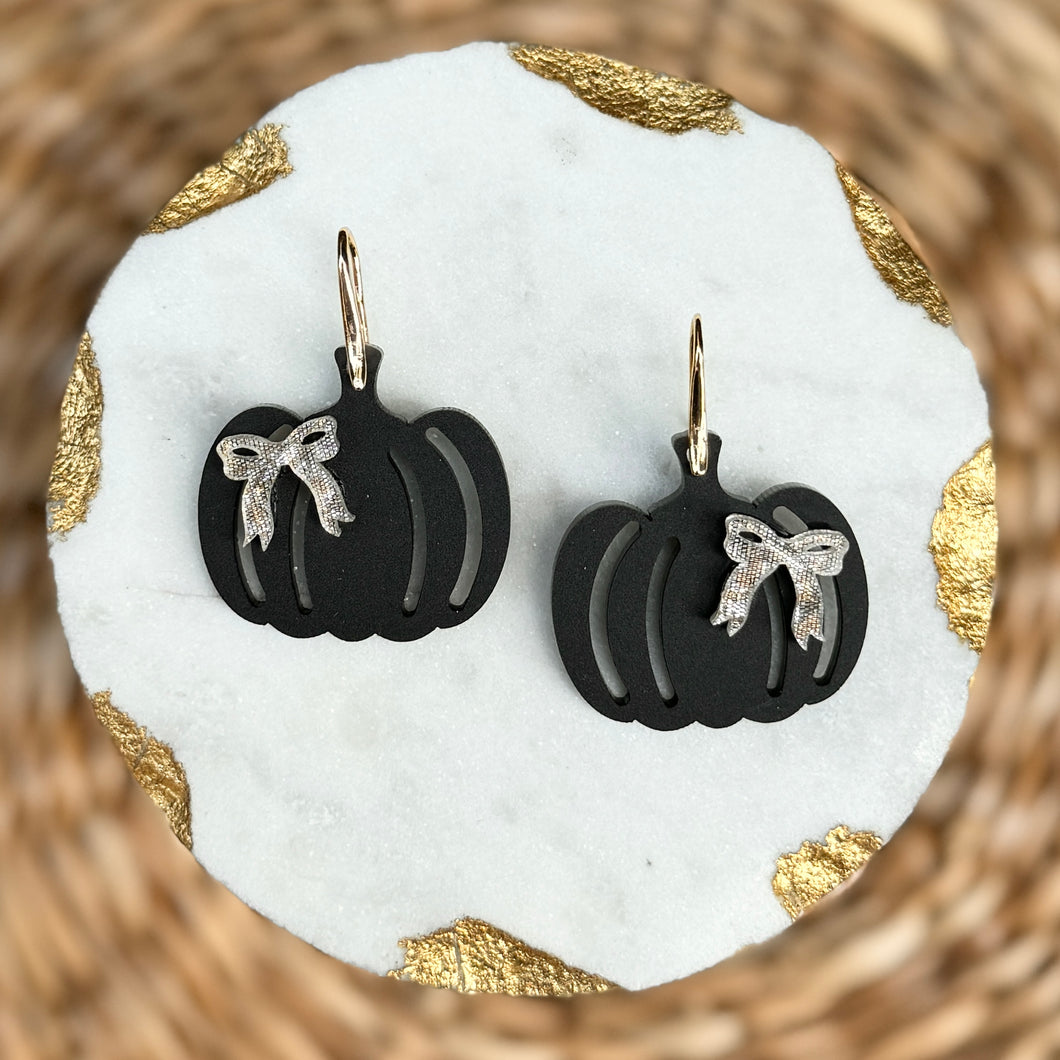 Matte Black Pumpkin Drops