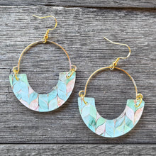 Remix Hoops - Dreamy Pastels - Acrylic Earrings