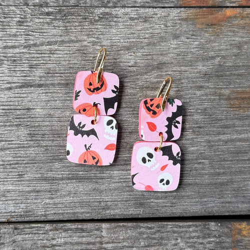 Mini Stacks - Pink Pumpkins
