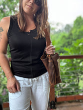 Convertible Tote - Gold Gator Embossed + Caramel