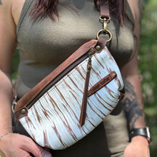 [raleigh leather] belt bag - white beachwood - crossbody bag