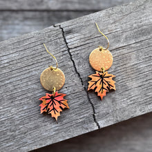 Mini Maple Wooden Earrings