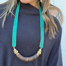 Leather Strap Necklace Style Box - Jade
