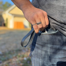 Leather Key Fob - Black