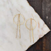 Rhinestone Chain Hoops