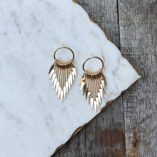 Fringe Statement Studs