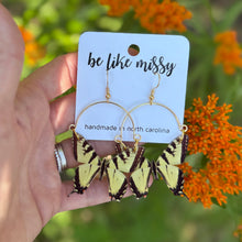 Swallowtail Butterfly Remix Hoops
