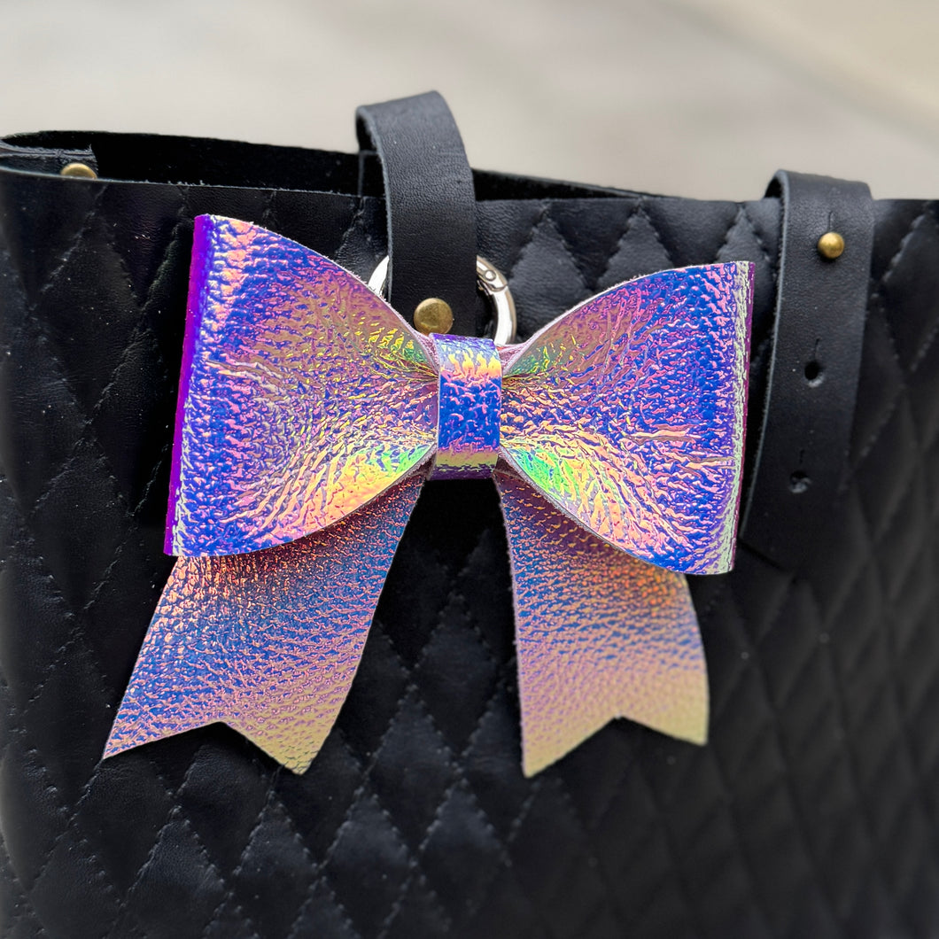 Bag Charm - Bow - Iridescent