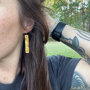 Opalite Bars - Acrylic Earrings