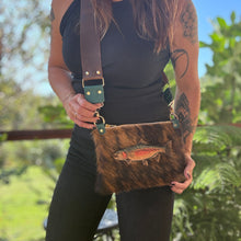 Go Small Zippered Crossbody - Rainbow Trout