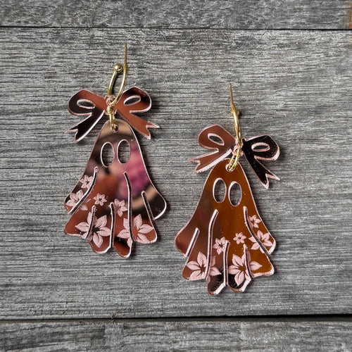 Betty White - Rose Gold Floral Ghost