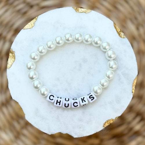 Bracelet - Chucks and Pearls