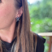 Star Studs - Gunmetal