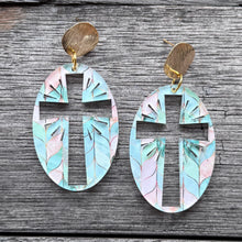 Hoppy Easter - Cross Statement Earring - Dreamy Pastels