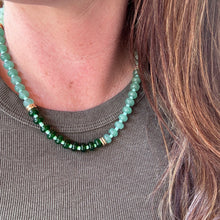 Green Necklace - Beaded