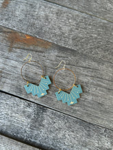 Stella - Vintage Teal - Acrylic Earrings