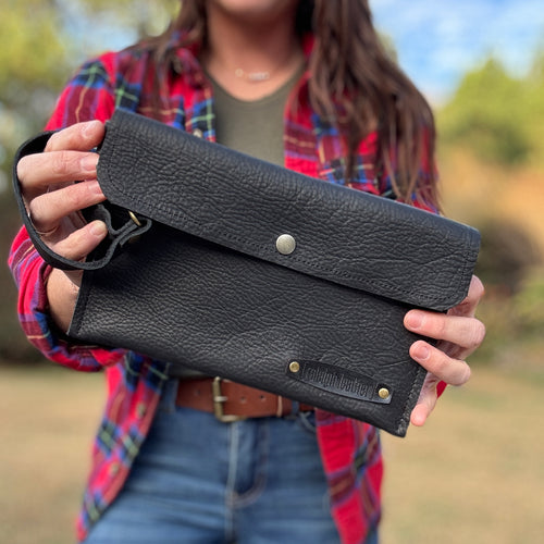 Large Envelope Wristlet - Black