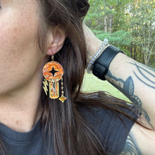 Opalite Boho Drops - Iridescent - Acrylic Earrings