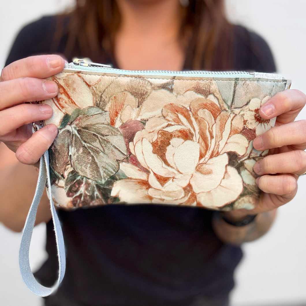 Mini Zippered Floral Bag