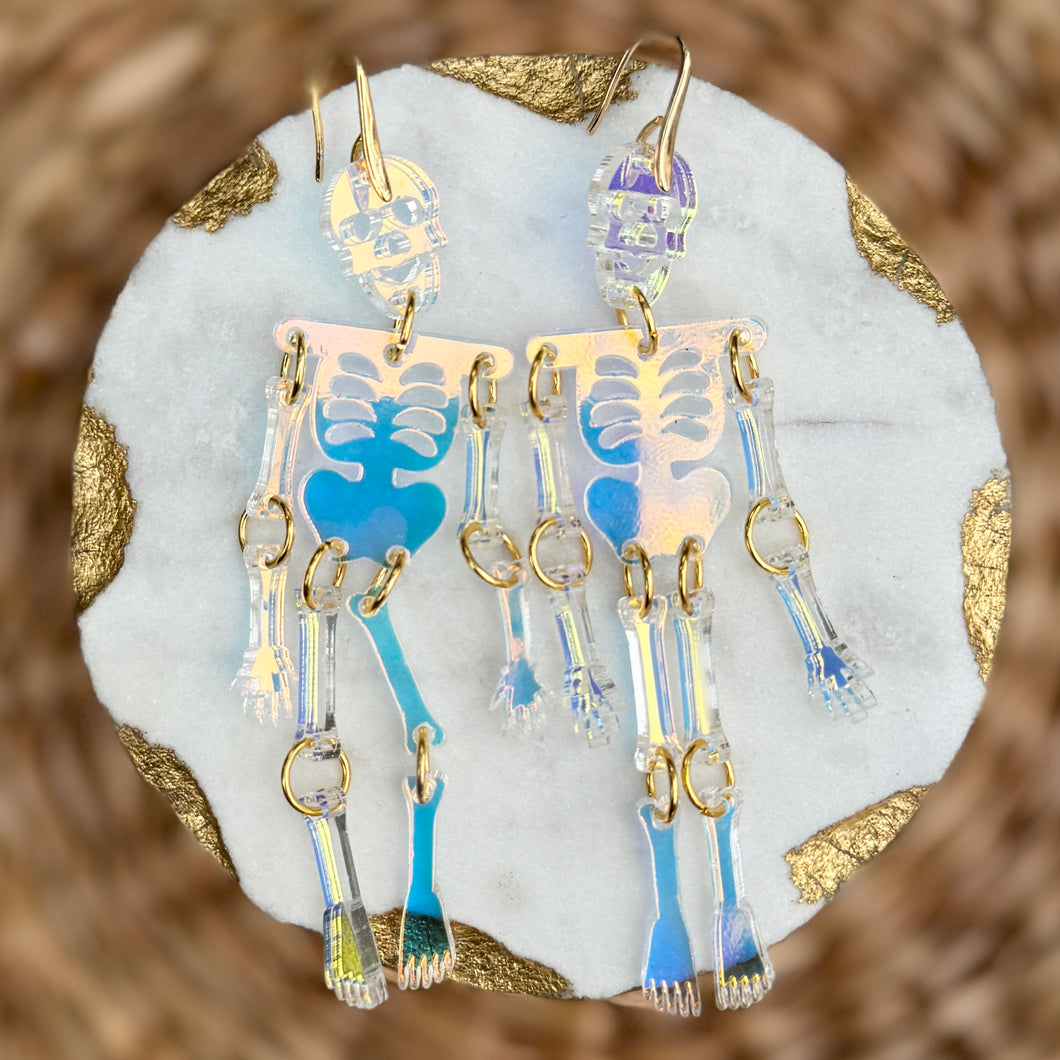 Mister Bones - Skeleton Earrings