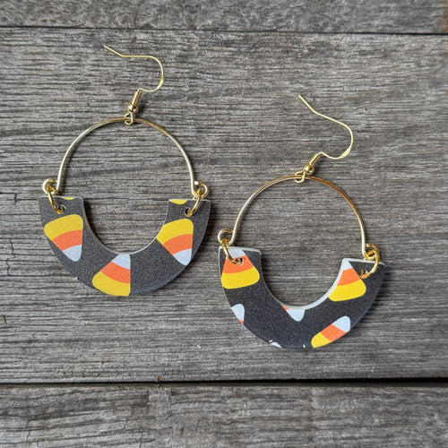 Remix Hoops - Candy Corn