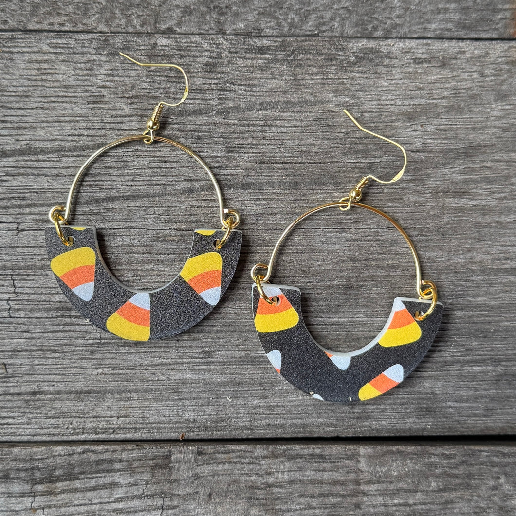 Remix Hoops - Candy Corn