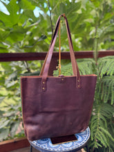 Tall Tote - Green Snake Embossed