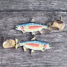 Rainbow Trout Fish Earrings