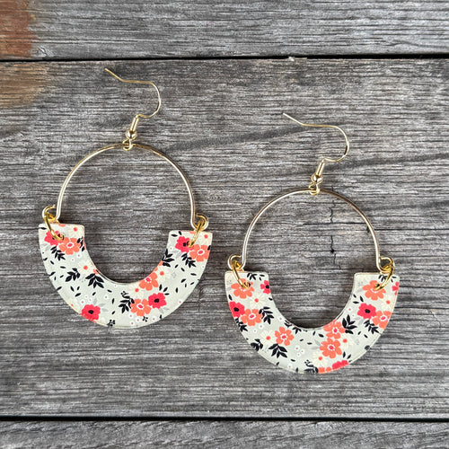 Remix Hoops - Mixed Floral