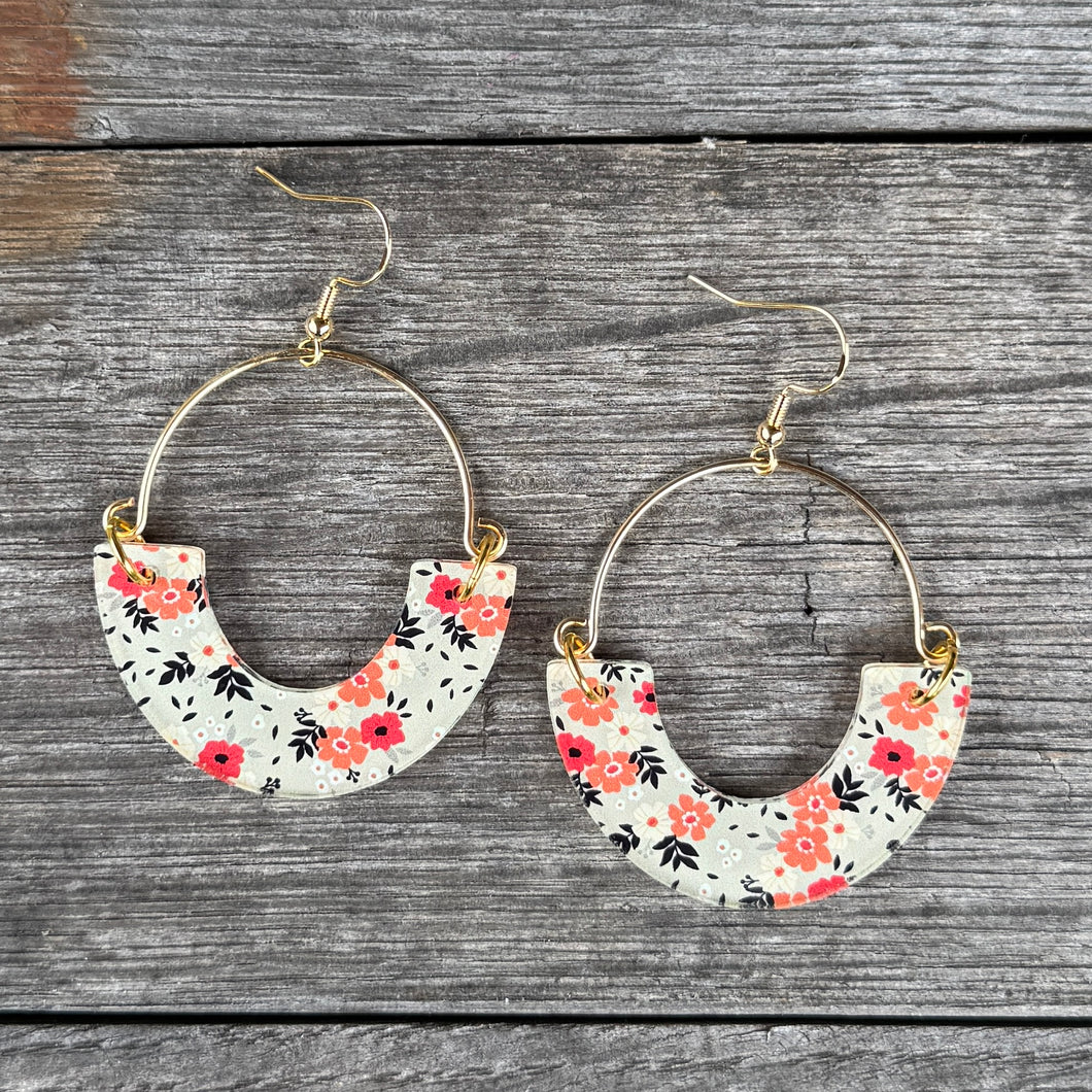 Remix Hoops - Mixed Floral