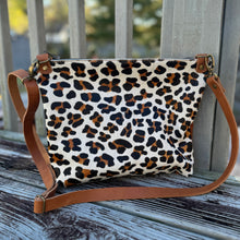 Just Go Zippered Crossbody Bag - Leopard Print