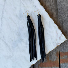 Boho Fringe - Long Black Tassels