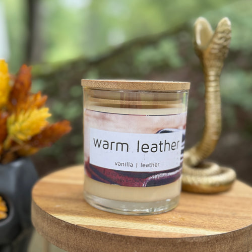 Warm Leather - Soy Candle